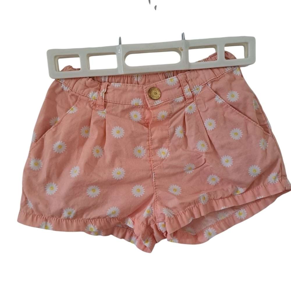 3/20$ H&M Pink Floral Daisy Kids Girl Shorts